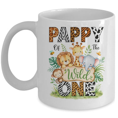 Pappy Of The Wild One First Birthday Boy Jungle Safari Mug | teecentury