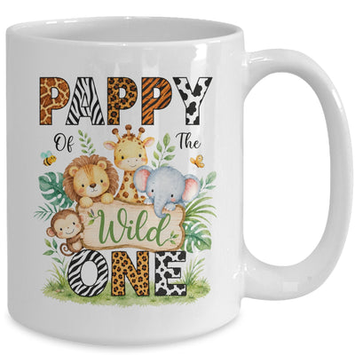 Pappy Of The Wild One First Birthday Boy Jungle Safari Mug | teecentury