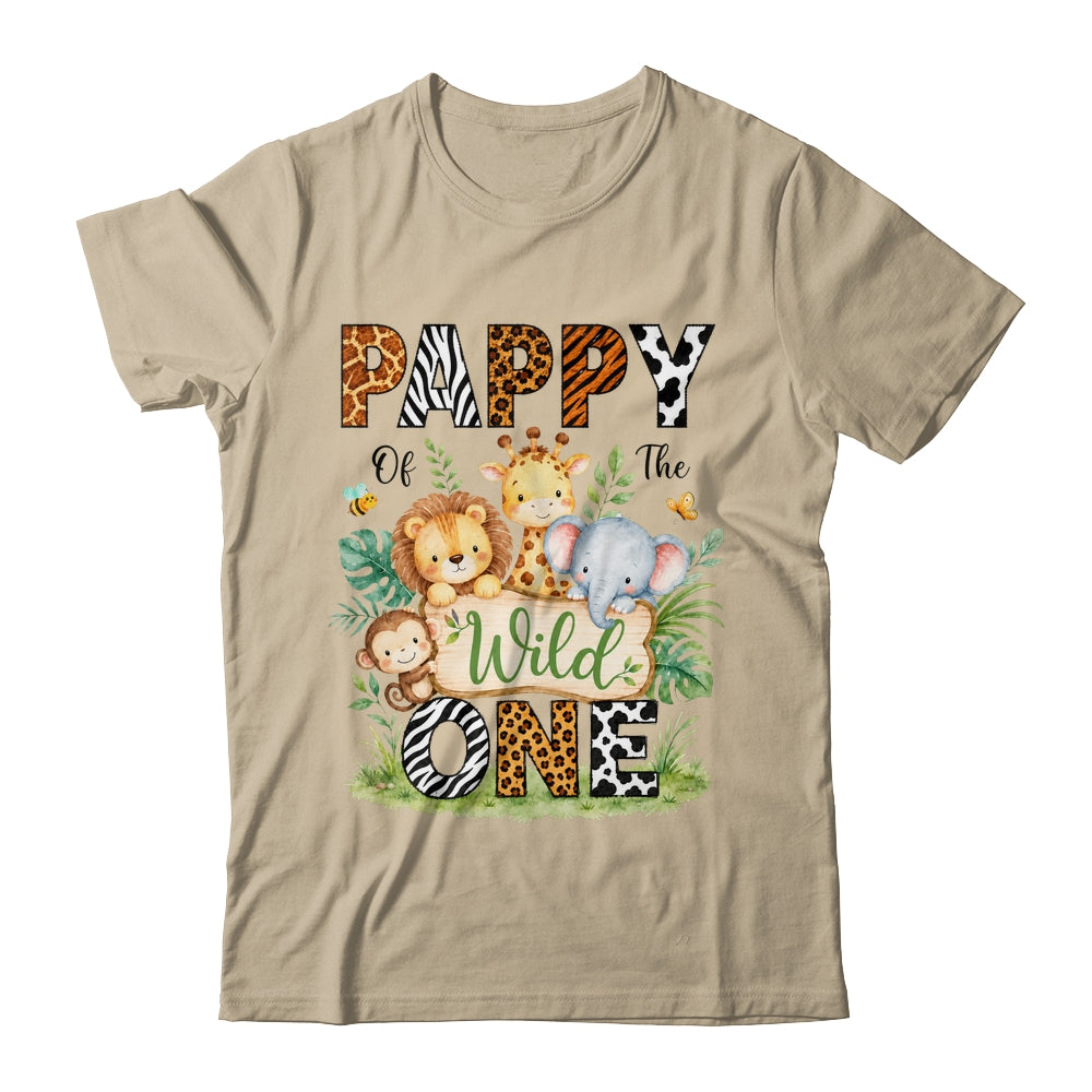 Pappy Of The Wild One First Birthday Boy Jungle Safari Shirt & Hoodie | teecentury
