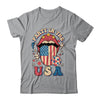 Party In The USA Retro America 4th Of July Women Girl Shirt & Tank Top | teecentury