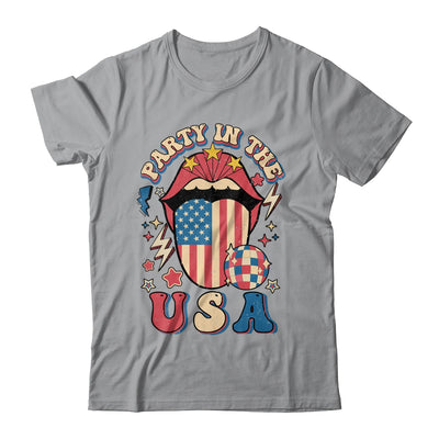 Party In The USA Retro America 4th Of July Women Girl Shirt & Tank Top | teecentury