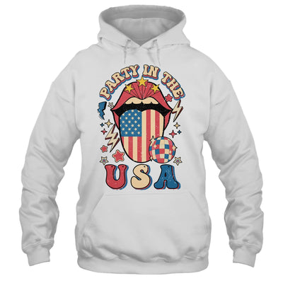 Party In The USA Retro America 4th Of July Women Girl Shirt & Tank Top | teecentury