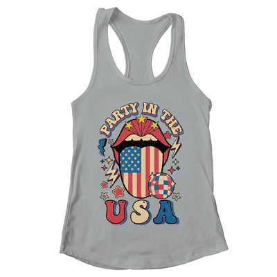 Party In The USA Retro America 4th Of July Women Girl Shirt & Tank Top | teecentury