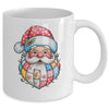 Patchwork Santa Claus Merry Christmas Retro Santa Preppy Mug | teecentury