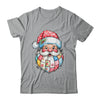 Patchwork Santa Claus Merry Christmas Retro Santa Preppy Shirt & Sweatshirt | teecentury