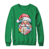 Patchwork Santa Claus Merry Christmas Retro Santa Preppy Shirt & Sweatshirt | teecentury
