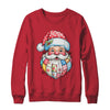 Patchwork Santa Claus Merry Christmas Retro Santa Preppy Shirt & Sweatshirt | teecentury