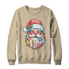 Patchwork Santa Claus Merry Christmas Retro Santa Preppy Shirt & Sweatshirt | teecentury