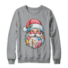 Patchwork Santa Claus Merry Christmas Retro Santa Preppy Shirt & Sweatshirt | teecentury