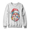 Patchwork Santa Claus Merry Christmas Retro Santa Preppy Shirt & Sweatshirt | teecentury