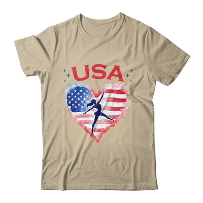 Patriotic American Flag Gymnastics Design For USA Gymnasts Shirt & Tank Top | teecentury