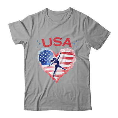 Patriotic American Flag Gymnastics Design For USA Gymnasts Shirt & Tank Top | teecentury