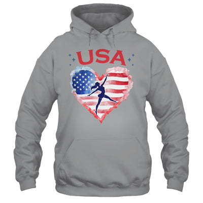 Patriotic American Flag Gymnastics Design For USA Gymnasts Shirt & Tank Top | teecentury