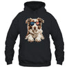 Patriotic Australian Shepherd Dog USA Flag 4th Of July Shirt & Tank Top | teecentury