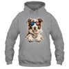 Patriotic Australian Shepherd Dog USA Flag 4th Of July Shirt & Tank Top | teecentury
