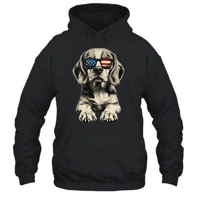 Patriotic Beagle Dog USA Flag 4th Of July Shirt & Tank Top | teecentury