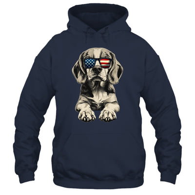 Patriotic Beagle Dog USA Flag 4th Of July Shirt & Tank Top | teecentury