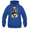 Patriotic Beagle Dog USA Flag 4th Of July Shirt & Tank Top | teecentury
