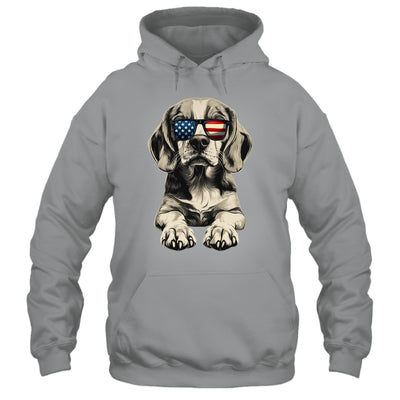 Patriotic Beagle Dog USA Flag 4th Of July Shirt & Tank Top | teecentury