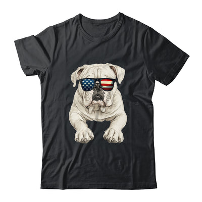 Patriotic Bulldog Dog USA Flag 4th Of July Shirt & Tank Top | teecentury