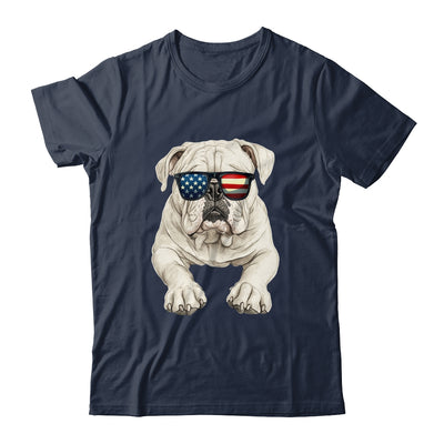 Patriotic Bulldog Dog USA Flag 4th Of July Shirt & Tank Top | teecentury