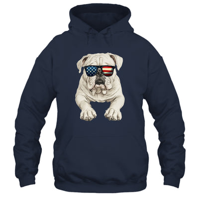 Patriotic Bulldog Dog USA Flag 4th Of July Shirt & Tank Top | teecentury