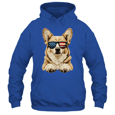 Patriotic Corgi Dog USA Flag 4th Of July Shirt & Tank Top | teecentury