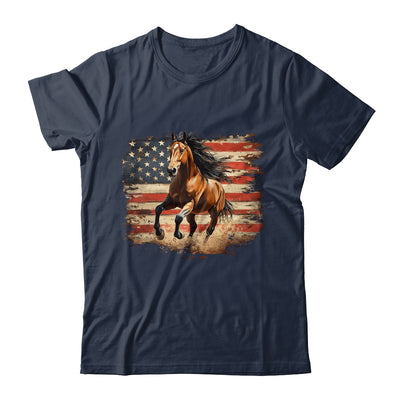 Patriotic Farm American Horse Flag Western 4th Of July Shirt & Hoodie | teecentury