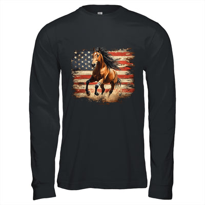 Patriotic Farm American Horse Flag Western 4th Of July Shirt & Hoodie | teecentury