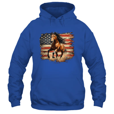 Patriotic Farm American Horse Flag Western 4th Of July Shirt & Hoodie | teecentury