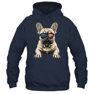 Patriotic French Bulldog Dog USA Flag 4th Of July Shirt & Tank Top | teecentury
