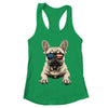 Patriotic French Bulldog Dog USA Flag 4th Of July Shirt & Tank Top | teecentury