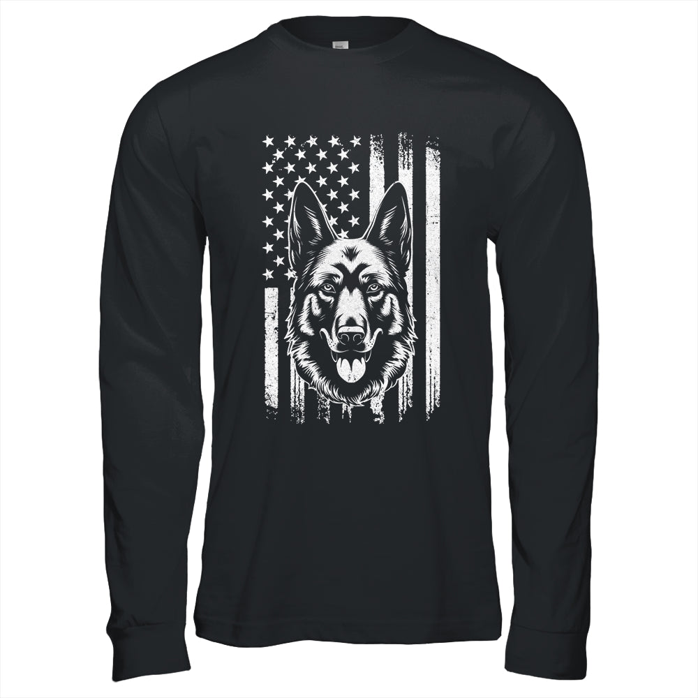 Patriotic German Shepherd American Flag 4Th Of July Shirt & Hoodie | teecentury