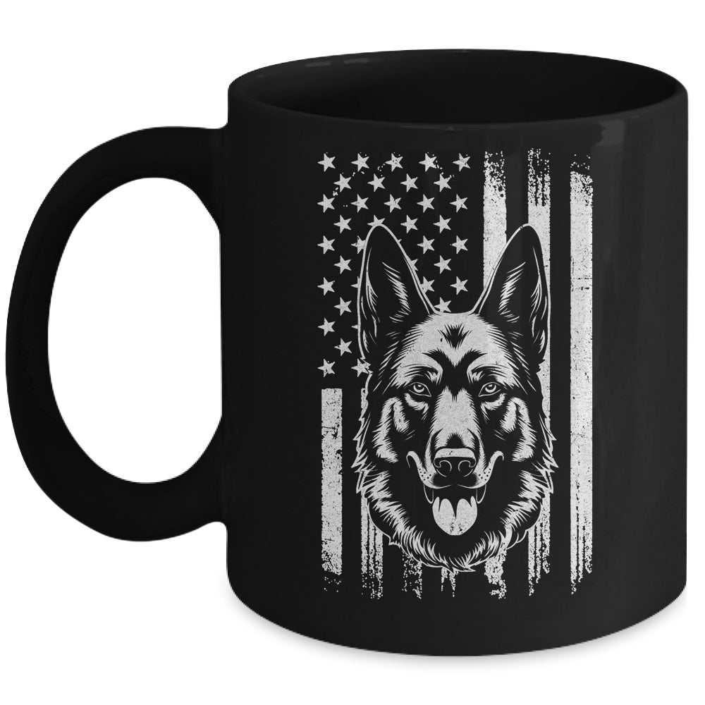 Patriotic German Shepherd American Flag 4Th Of July Mug | teecentury