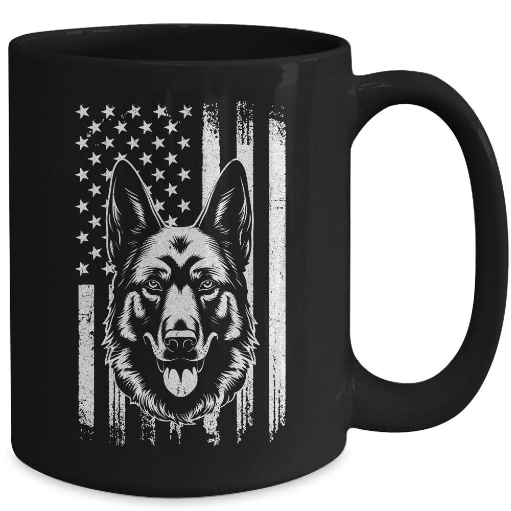 Patriotic German Shepherd American Flag 4Th Of July Mug | teecentury