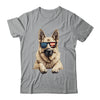 Patriotic German Shepherd Dog USA Flag 4th Of July Shirt & Tank Top | teecentury