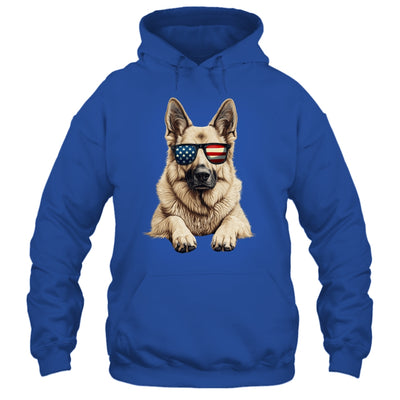 Patriotic German Shepherd Dog USA Flag 4th Of July Shirt & Tank Top | teecentury