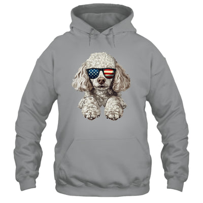 Patriotic Poodle Dog USA Flag 4th Of July Shirt & Tank Top | teecentury