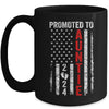 Patriotic Promoted To Auntie 2024 First Time New Auntie Mug | teecentury