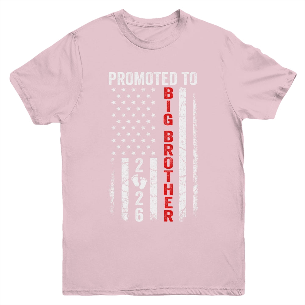 Patriotic Promoted To Big Brother 2026 First Time New Youth Shirt | teecentury