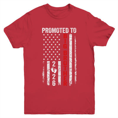 Patriotic Promoted To Big Brother 2026 First Time New Youth Shirt | teecentury