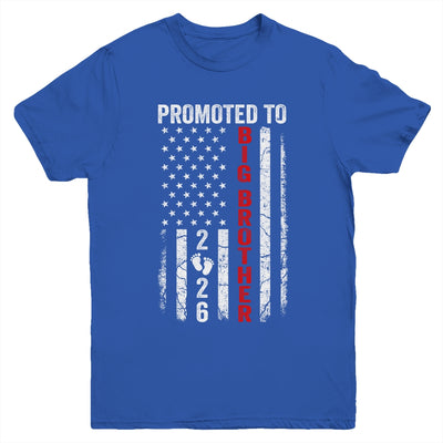 Patriotic Promoted To Big Brother 2026 First Time New Youth Shirt | teecentury