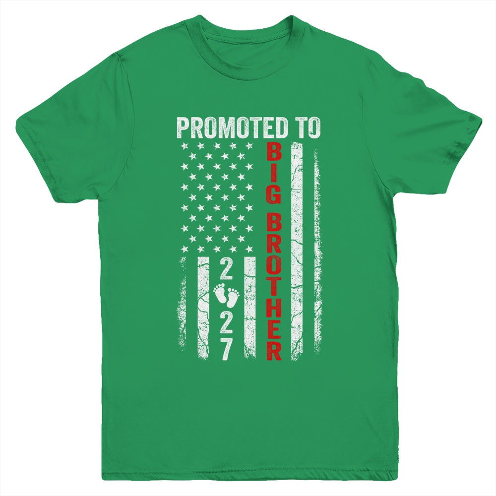Patriotic Promoted To Big Brother 2027 First Time New Youth Shirt | teecentury