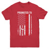 Patriotic Promoted To Big Sister 2025 First Time New Sister Youth Shirt | teecentury