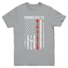 Patriotic Promoted To Big Sister 2025 First Time New Sister Youth Shirt | teecentury