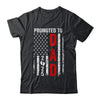 Patriotic Promoted To Dad 2025 First Time New Daddy Shirt & Hoodie | teecentury
