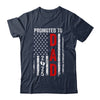 Patriotic Promoted To Dad 2025 First Time New Daddy Shirt & Hoodie | teecentury