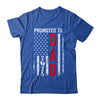 Patriotic Promoted To Dad 2025 First Time New Daddy Shirt & Hoodie | teecentury