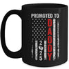 Patriotic Promoted To Daddy 2025 First Time New Dad Mug | teecentury