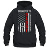 Patriotic Promoted To Daddy 2025 First Time New Dad Shirt & Hoodie | teecentury